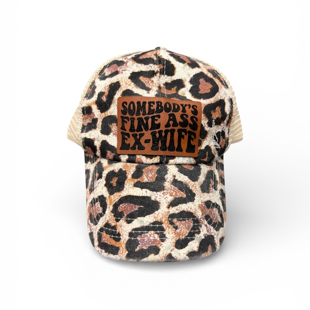 Leopard Print Trucker Hat